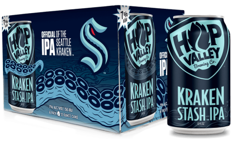 Kraken Stash IPA packaging 